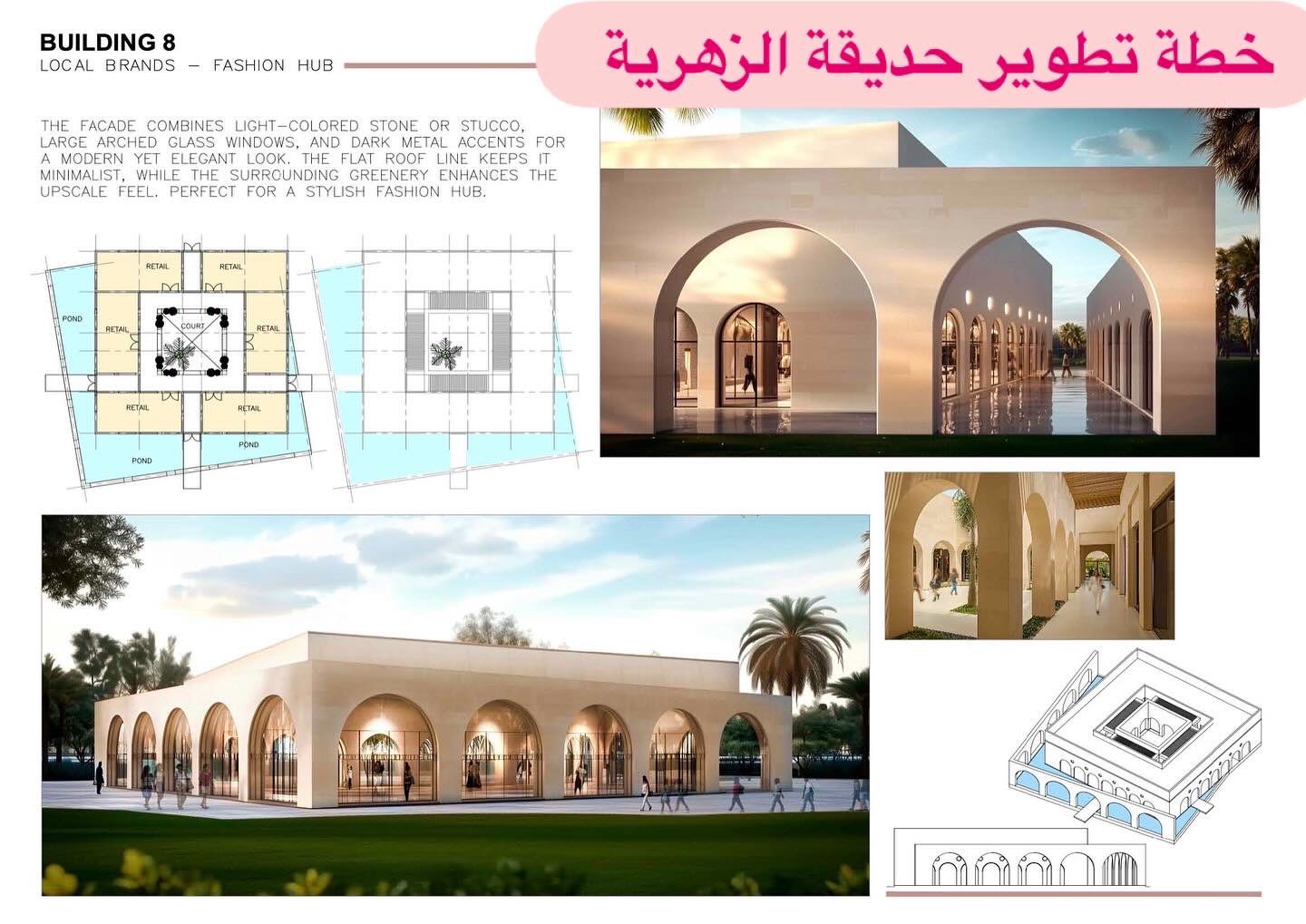 خطة تطوير حديقة الزهرية (3)