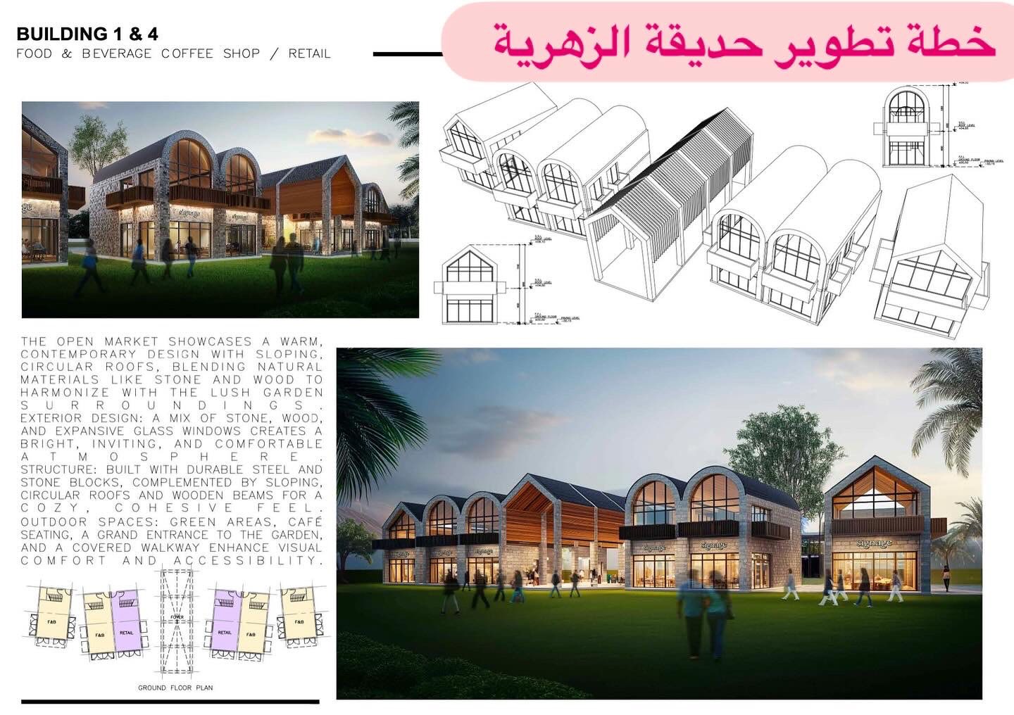 خطة تطوير حديقة الزهرية (10)