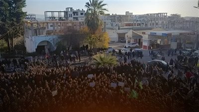 مظاهرات في مدن سورية احتجاجا على حرق مقام الخصيبي 