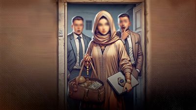 مغربية جمعت بين زوجين وإستولت على ذهب ولاب توب وساعات من الثانى وهربت